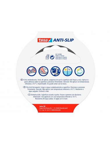 Cinta antideslizante adhesiva tesa...