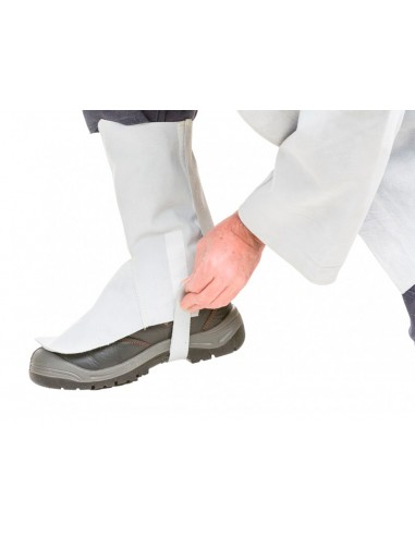 Polaina para soldador faru cuero al...