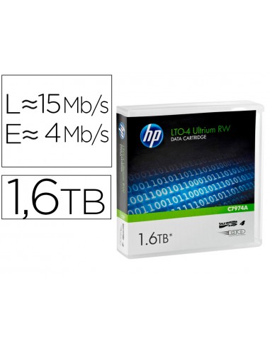 Cinta de datos ultrium 4 1.6tb...