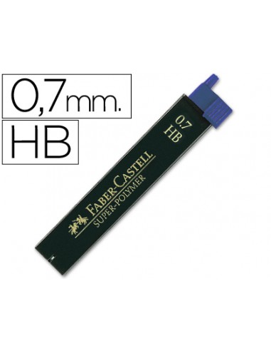 Minas faber grafito 9067 0,7 mm hb...