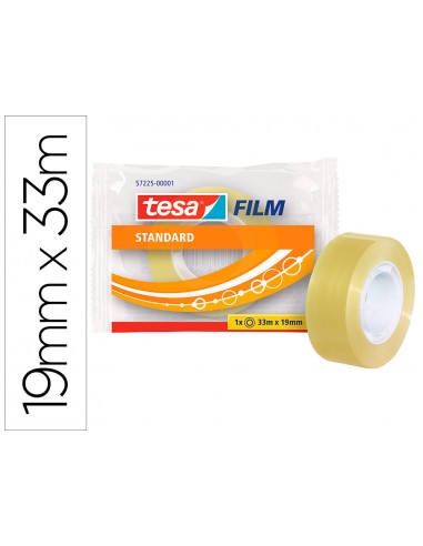Cinta adhesiva tesa standard 33 mt x...