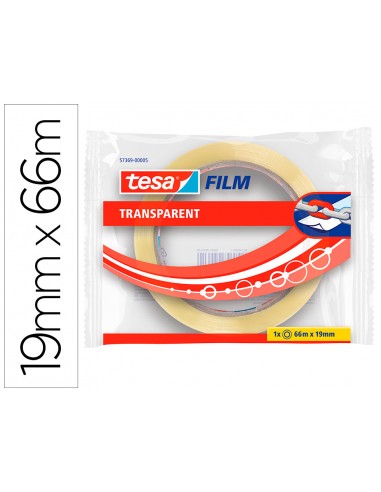 Cinta adhesiva tesa transparente 66...