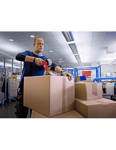 Cinta adhesiva tesa marron pp 66 mt x...