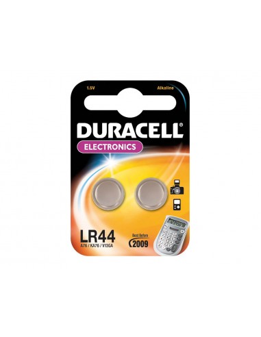Pila duracell alcalina lr44 boton...