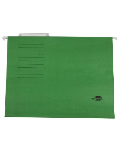 Carpeta colgante liderpapel a4 verde