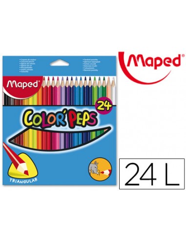 Lapices de colores maped triangulares...