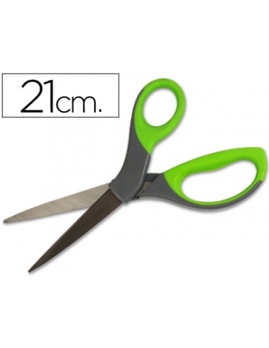 Tijera q-connect mango caucho 8 21 cm...