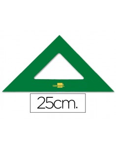 Escuadra liderpapel 25 cm...
