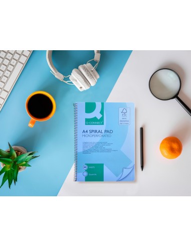 Cuaderno espiral q-connect a4 micro...