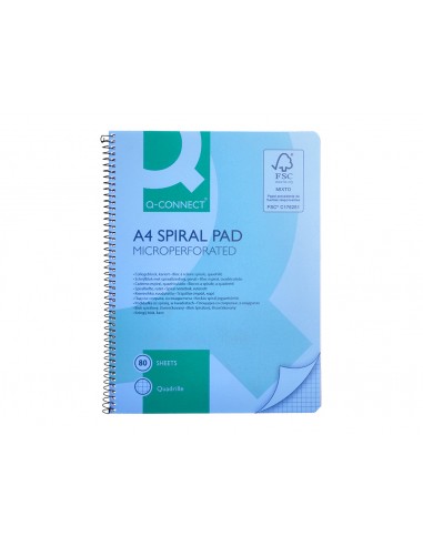 Cuaderno espiral q-connect a4 micro...