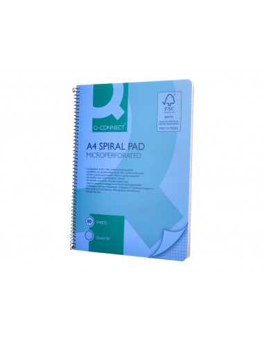 Cuaderno espiral q-connect a4 micro...