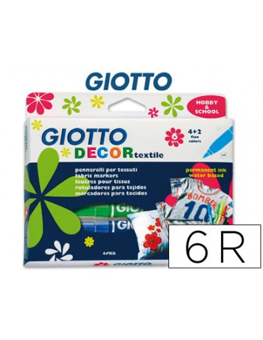 Rotulador giotto decor textile para...