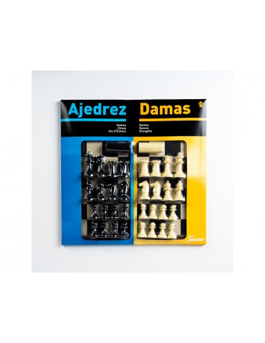 Ajedrez con damas tablero grande...