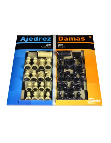 Ajedrez con damas tablero grande...