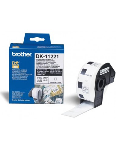 Etiqueta brother dk11221 23x23 mm...