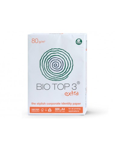 Papel fotocopiadora biotop 80g extra...