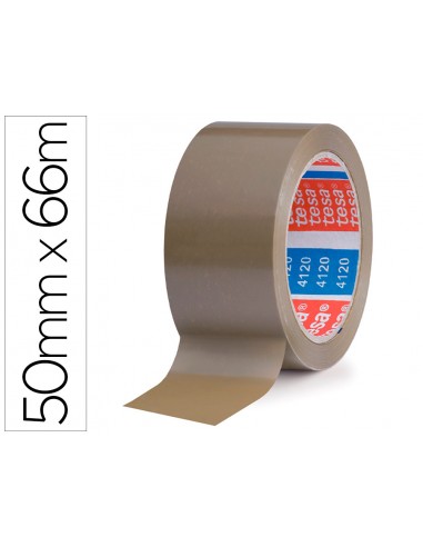Cinta adhesiva tesa pvc color marron...