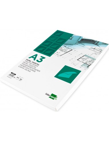 Papel dibujo liderpapel 297x420mm...