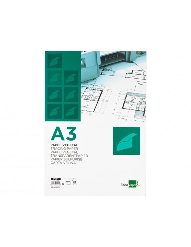 Papel dibujo liderpapel 297x420mm...