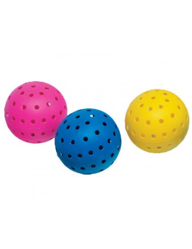 Pelota amaya perforada con cascabel...