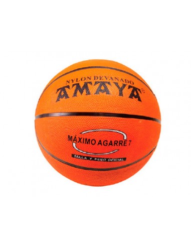 Balon amaya de basket caucho naranja n 6