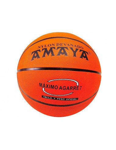 Balon amaya de basket caucho naranja n 6