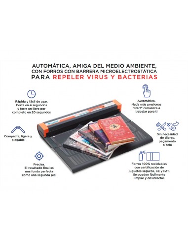 Maquina forradora de libros colibri...