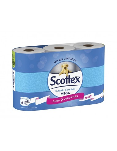 Papel higienico scottex megarrollo...