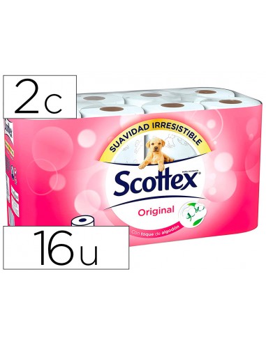 Papel higienico scottex 2 capa s...