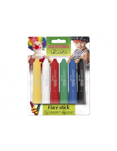 Barra maquillaje face stick 6 colores...