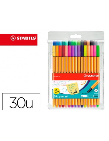 Rotulador stabilo punta de fibra...