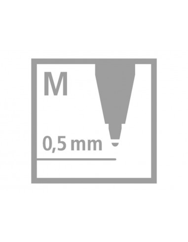 Boligrafo stabilo pointball 0,5 mm rojo