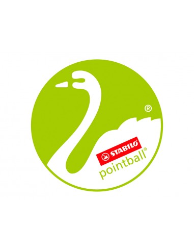 Boligrafo stabilo pointball 0,5 mm rojo