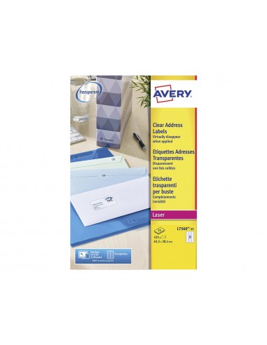 Etiqueta adhesivas resistente avery...