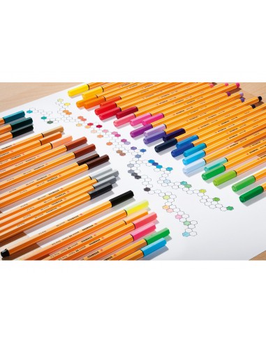 Rotulador stabilo point 88 colores...