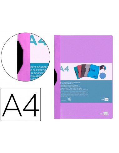 Carpeta liderpapel dossier pinza...