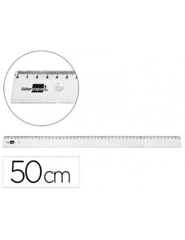 Regla liderpapel plastico irrompible...