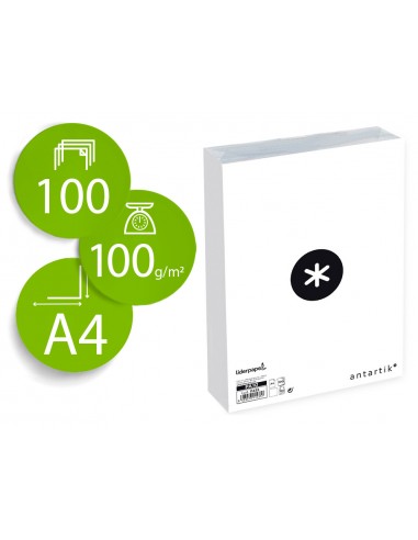 Papel antartik din a4 100g/m2 liso...