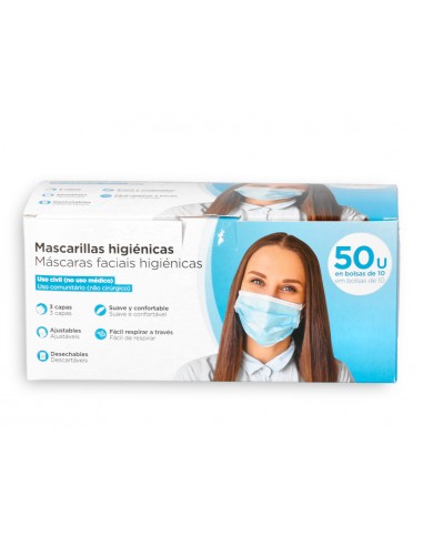 Mascarilla facial higienica...
