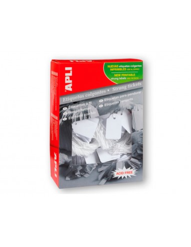 Etiquetas colgantes apli 395 45x65 mm...