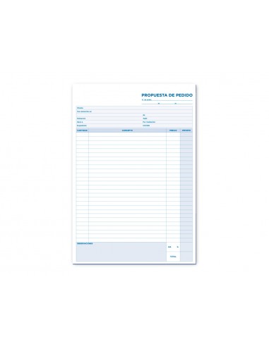 Talonario liderpapel pedidos folio...