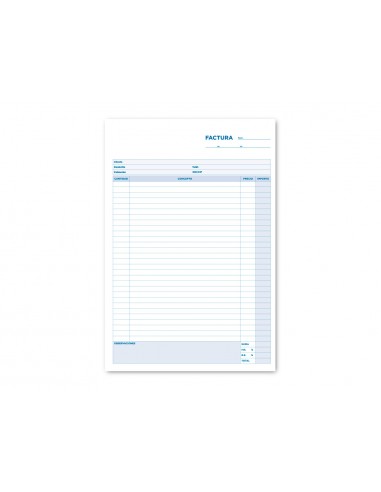 Talonario liderpapel facturas folio...
