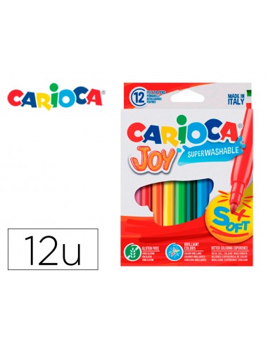 Rotulador carioca joy caja de 12...