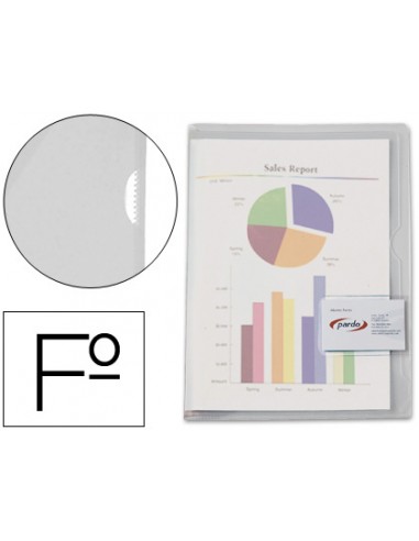 Carpeta dossier uñero plastico pardo...