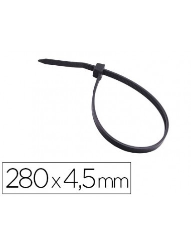 Brida 3m para exterior negro 280x4,5...