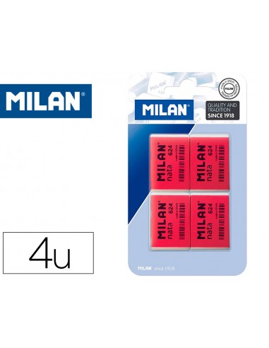 Goma de borrar milan nata 624 blister...