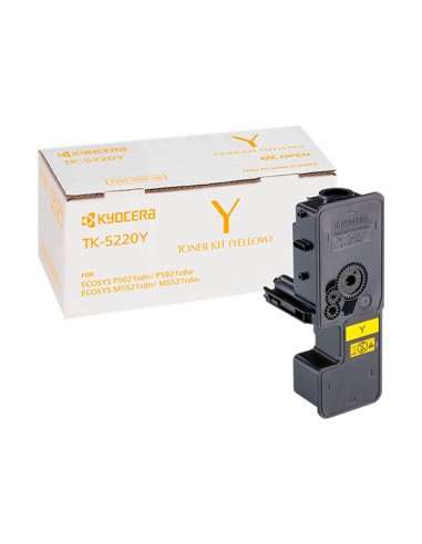 Toner kyocera mita tk-5220y amarillo...