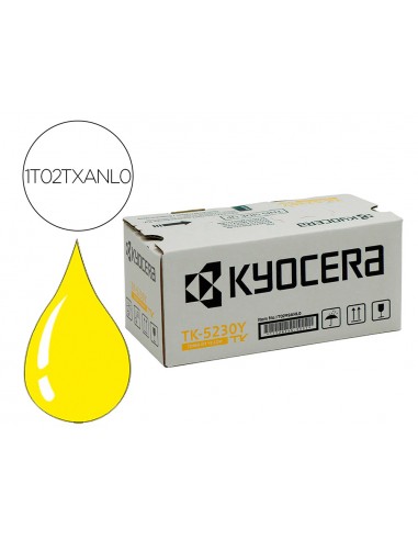 Toner kyocera mita tk-5230y amarillo...