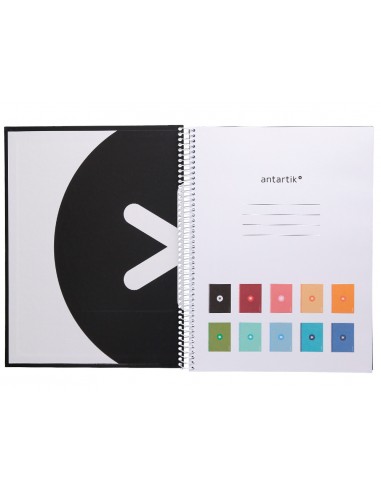 Cuaderno espiral a4 micro antartik...