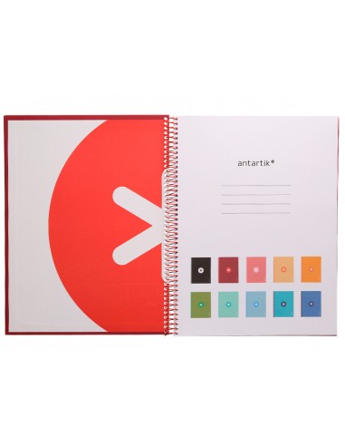 Cuaderno espiral a4 micro antartik...